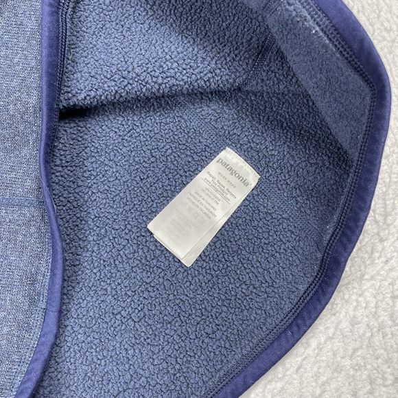 Patagonia Better Sweater Womens XL Blue Ladies 1/4 Zip‎ Fleece Pullover IBM Logo - Picture 11 of 16